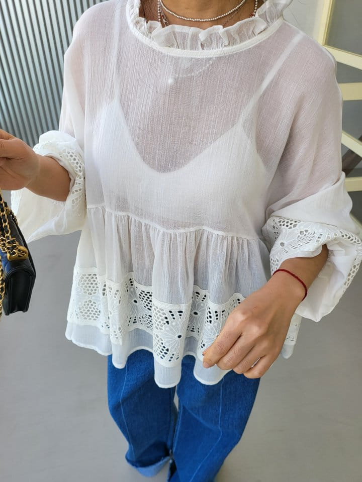 Corner0123 - Korean Women Fashion - #womensfashion - Milk Blouse - 4