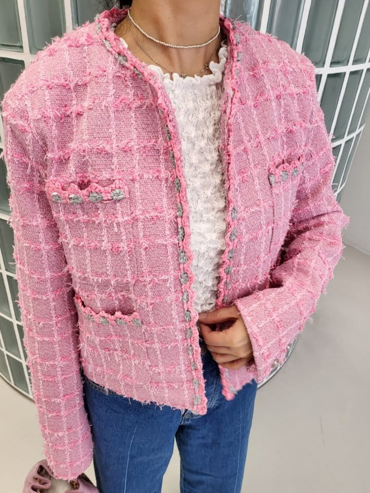 Corner0123 - Korean Women Fashion - #restrostyle - Cube Jacket - 5