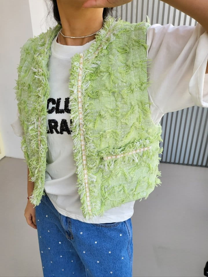 Corner0123 - Korean Women Fashion - #vintageinspired - Chain Vest - 8