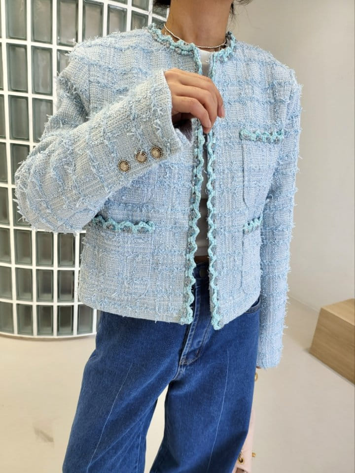 Corner0123 - Korean Women Fashion - #vintageinspired - Cube Jacket - 2