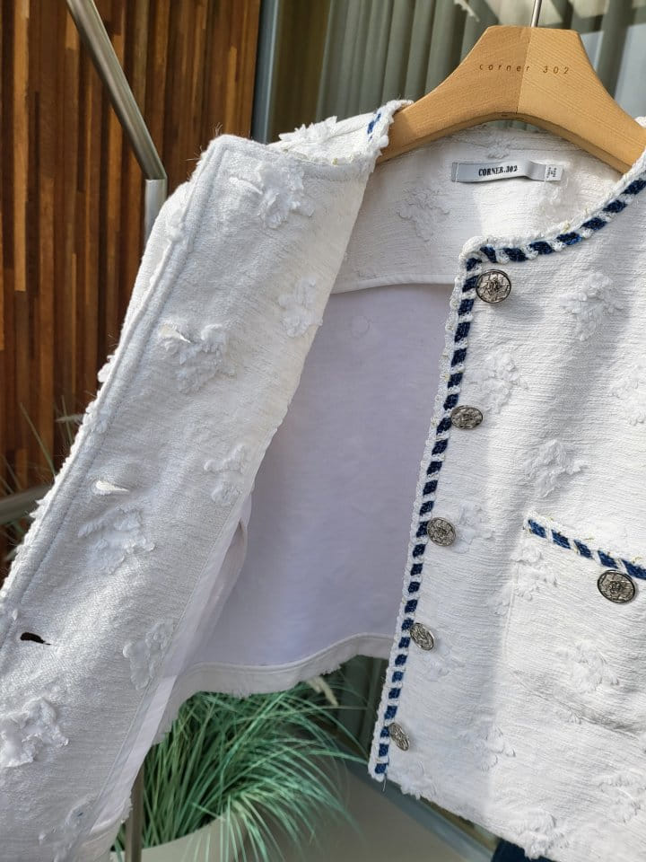 Corner0123 - Korean Women Fashion - #vintagekidsstyle - Jacquard Jacket - 6