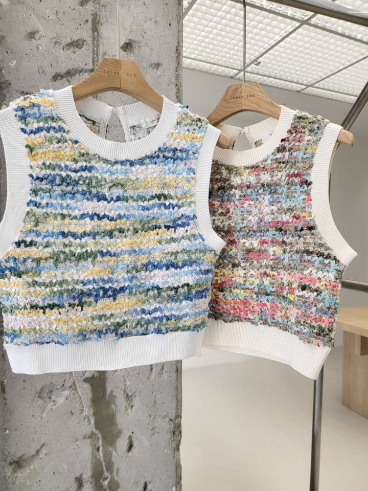 Corner0123 - Korean Women Fashion - #womensfashion - Mix Vest - 6