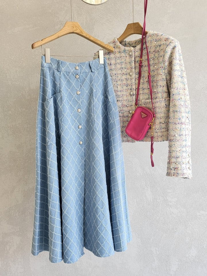 Corner0123 - Korean Women Fashion - #womensfashion - Denim Open Skirt - 9