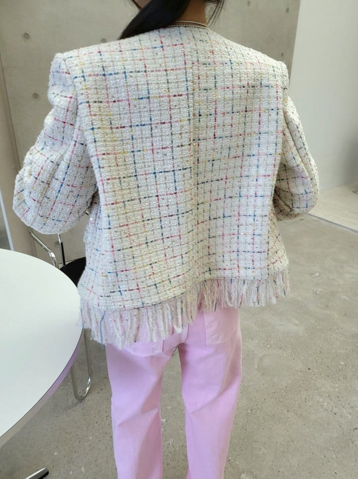 Corner0123 - Korean Women Fashion - #womensfashion - Tassel Jacket - 8
