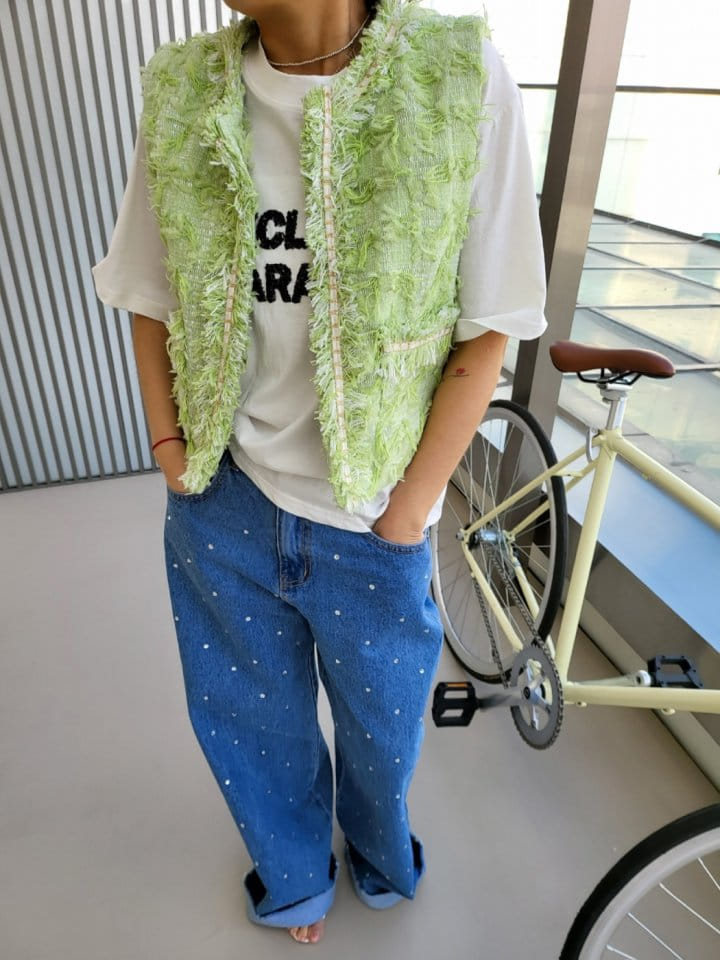 Corner0123 - Korean Women Fashion - #womensfashion - Chain Vest - 7