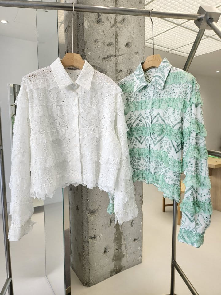 Corner0123 - Korean Women Fashion - #womensfashion - Lace Shirt - 6