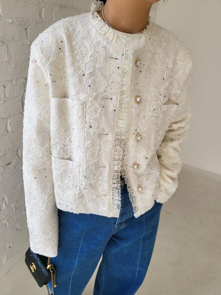 Corner0123 - Korean Women Fashion - #womensfashion - Lace Jacket