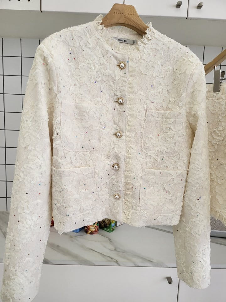 Corner0123 - Korean Women Fashion - #womensfashion - Lace Jacket - 5