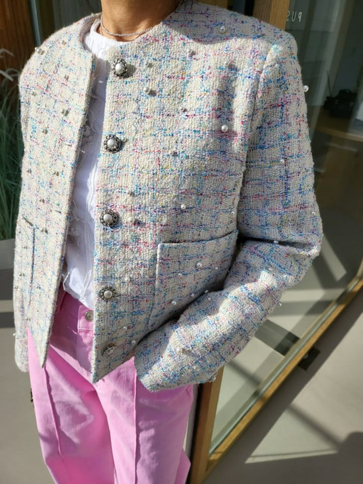 Corner0123 - Korean Women Fashion - #womensfashion - Pearl Jacket
