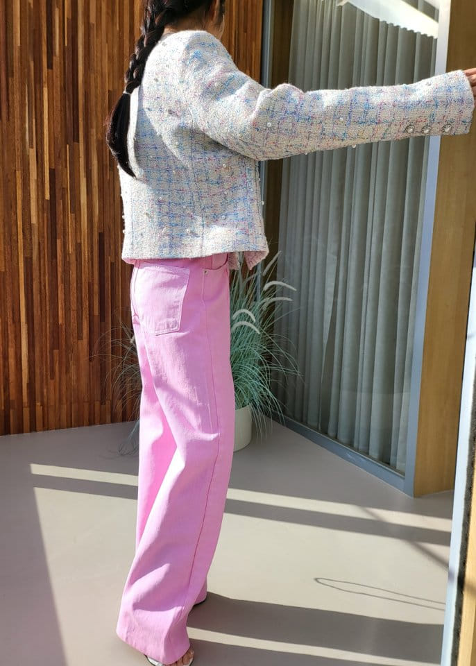Corner0123 - Korean Women Fashion - #womensfashion - Pearl Jacket - 3