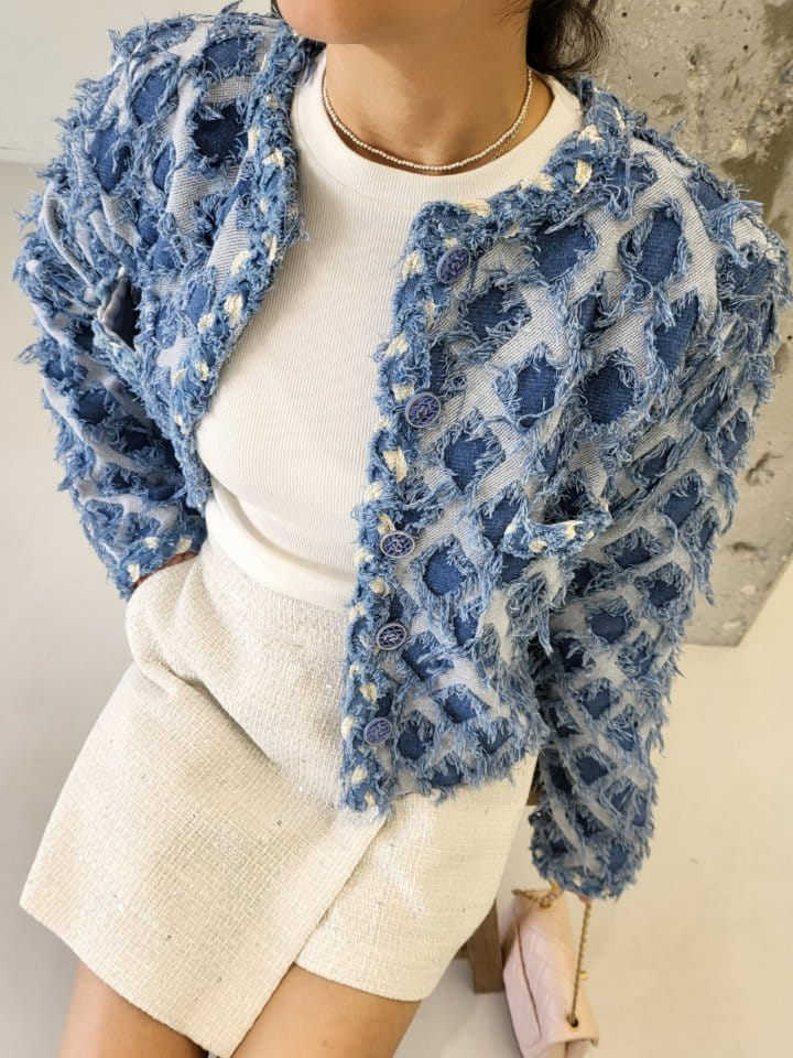 Corner0123 - Korean Women Fashion - #womensfashion - Vintage Denim Jacket