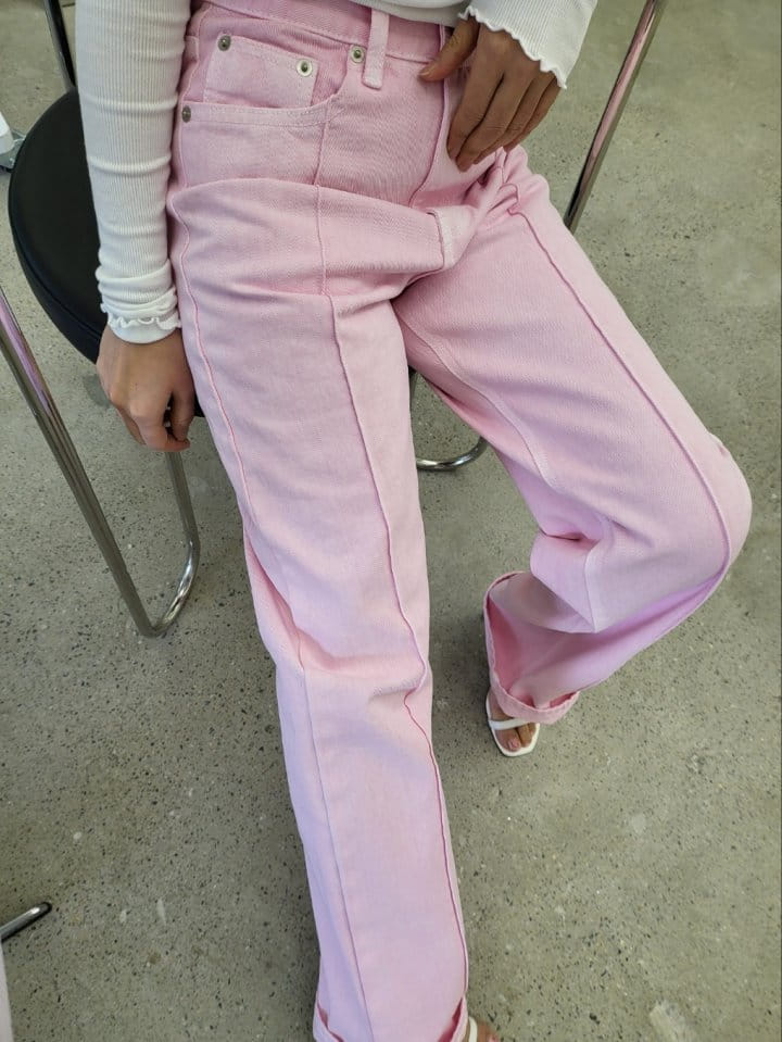 Corner0123 - Korean Women Fashion - #womensfashion - Dyeing Pintuck Pants