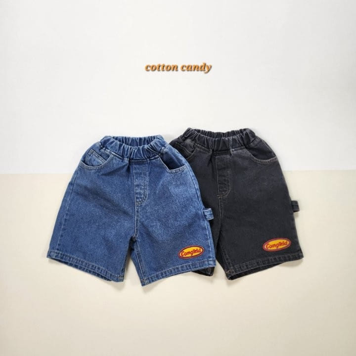 Cotton-candy - Korean Children Fashion - #prettylittlegirls - Wappen Capri Shorts
