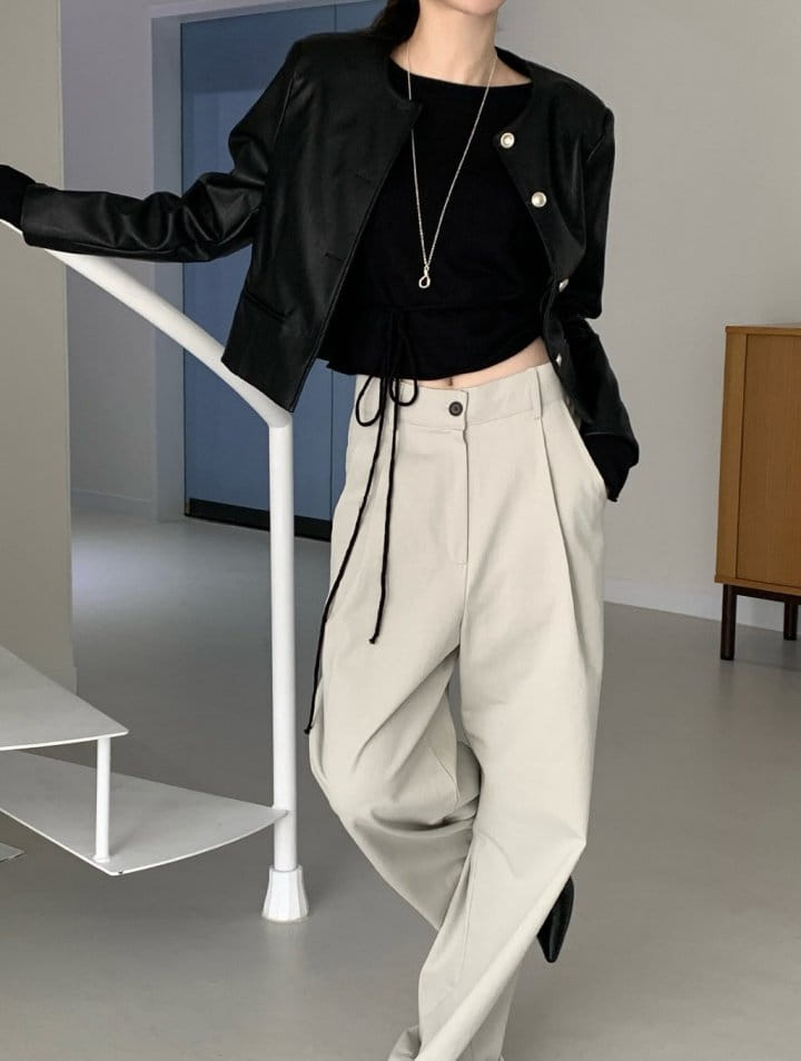 Cover - Korean Women Fashion - #momslook - Lui C Pants - 4
