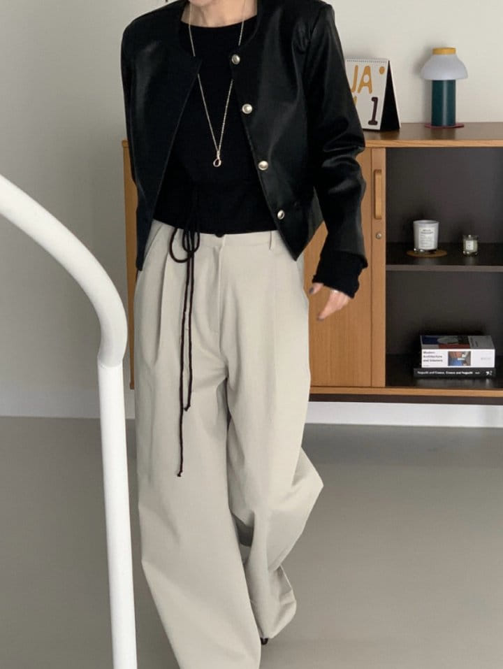 Cover - Korean Women Fashion - #momslook - Lui C Pants - 5