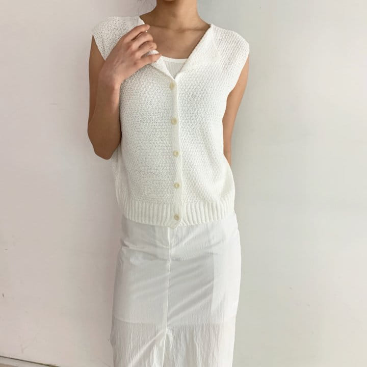 Cover - Korean Women Fashion - #momslook - Two Way Sleeveless Knit