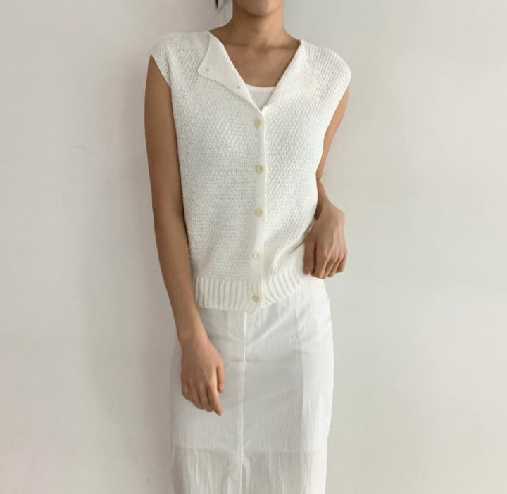 Cover - Korean Women Fashion - #momslook - Two Way Sleeveless Knit - 2