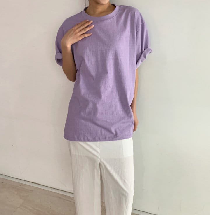 Cover - Korean Women Fashion - #momslook - Pig Slit Tee - 10