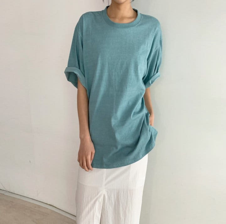 Cover - Korean Women Fashion - #momslook - Pig Slit Tee - 8