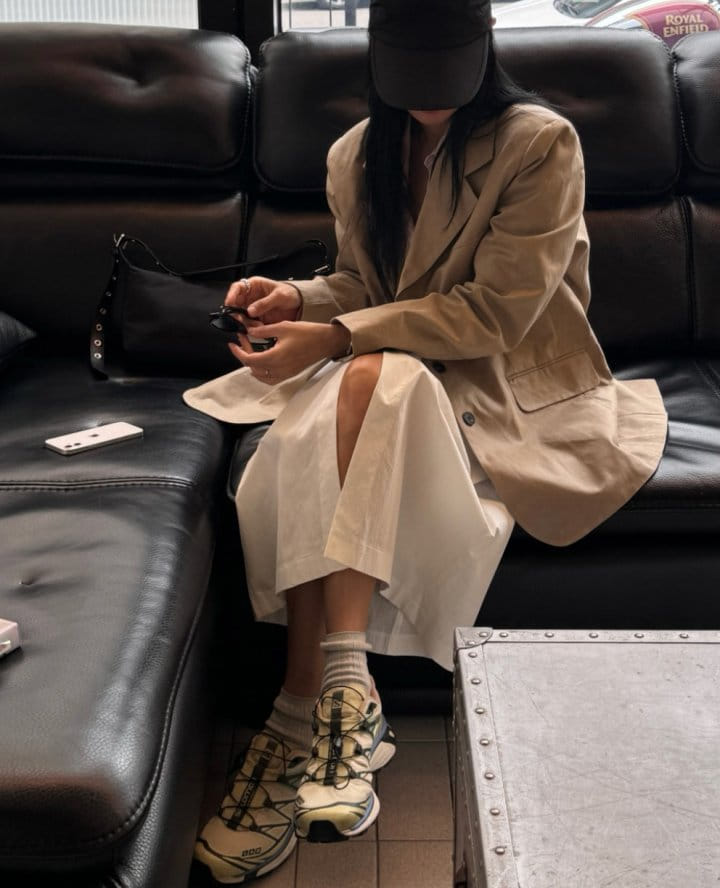 Cover - Korean Women Fashion - #momslook - Crack Over Jacket - 9