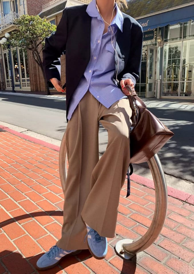 Cover - Korean Women Fashion - #momslook - Blur Slacks - 5