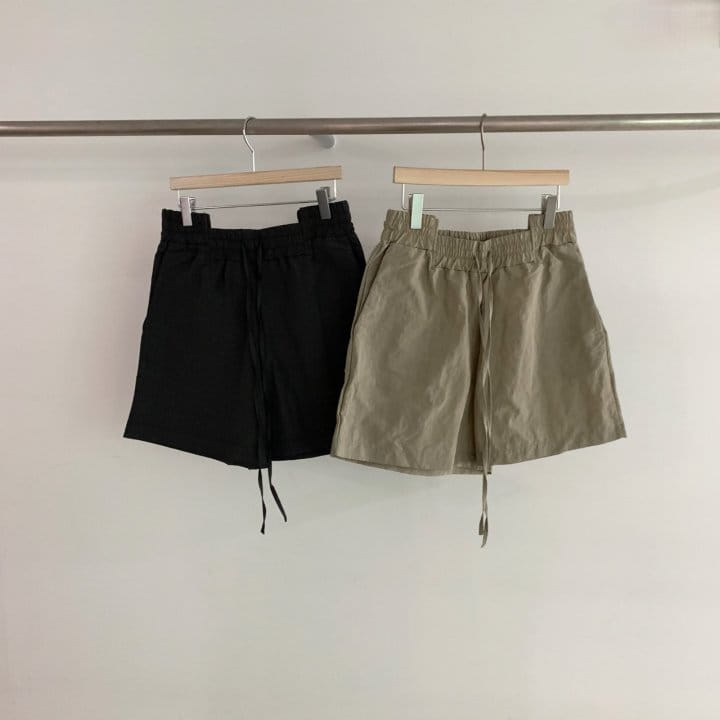 Cover - Korean Women Fashion - #restrostyle - Block Banding Shorts - 9