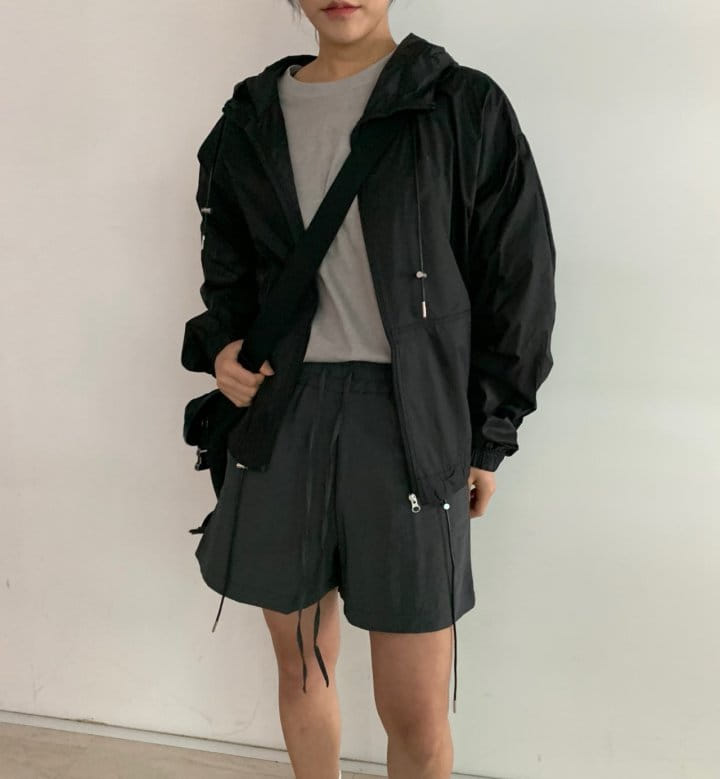 Cover - Korean Women Fashion - #romanticstyle - Arc Windbreaker - 7