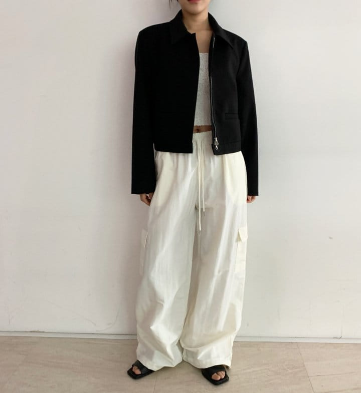 Cover - Korean Women Fashion - #romanticstyle - Mood Short Jacket - 3