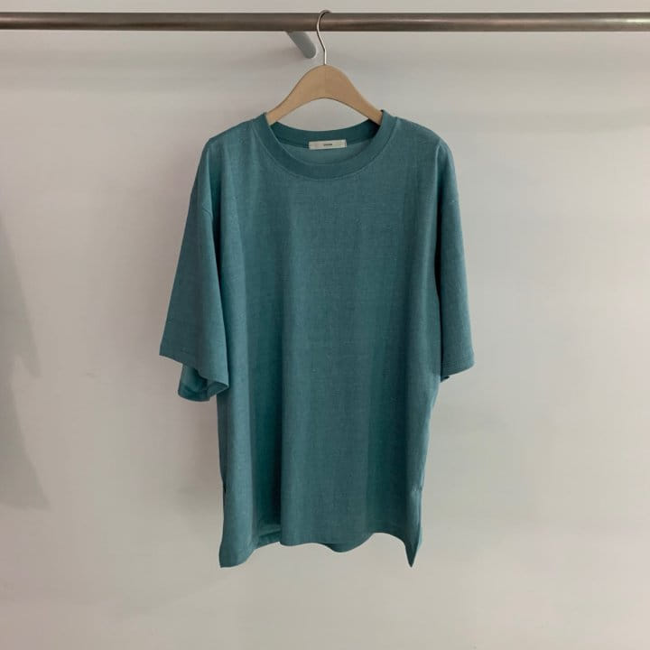 Cover - Korean Women Fashion - #shopsmall - Pig Slit Tee - 5