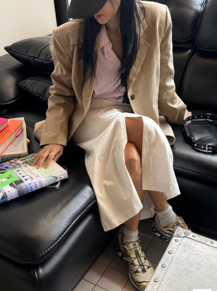 Cover - Korean Women Fashion - #shopsmall - Crack Over Jacket - 2