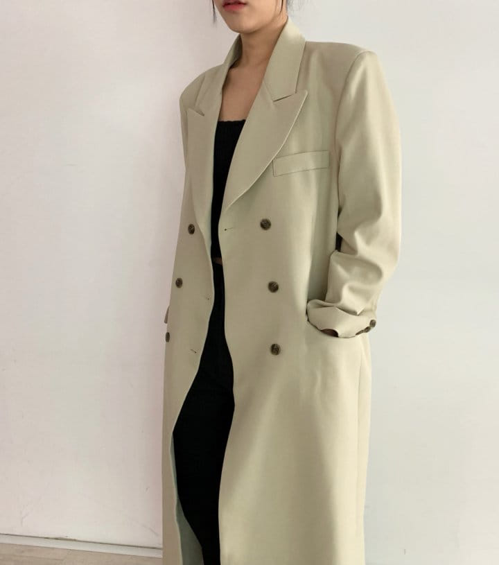 Cover - Korean Women Fashion - #vintagekidsstyle - Mose Double Coat - 2