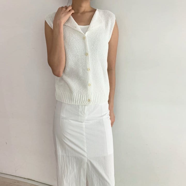 Cover - Korean Women Fashion - #womensfashion - Two Way Sleeveless Knit - 3