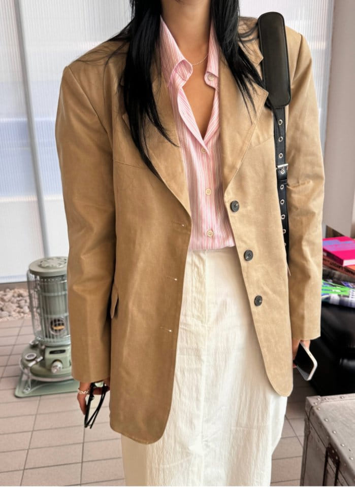 Cover - Korean Women Fashion - #womensfashion - Crack Over Jacket - 10