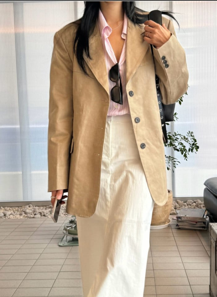 Cover - Korean Women Fashion - #womensfashion - Crack Over Jacket - 6