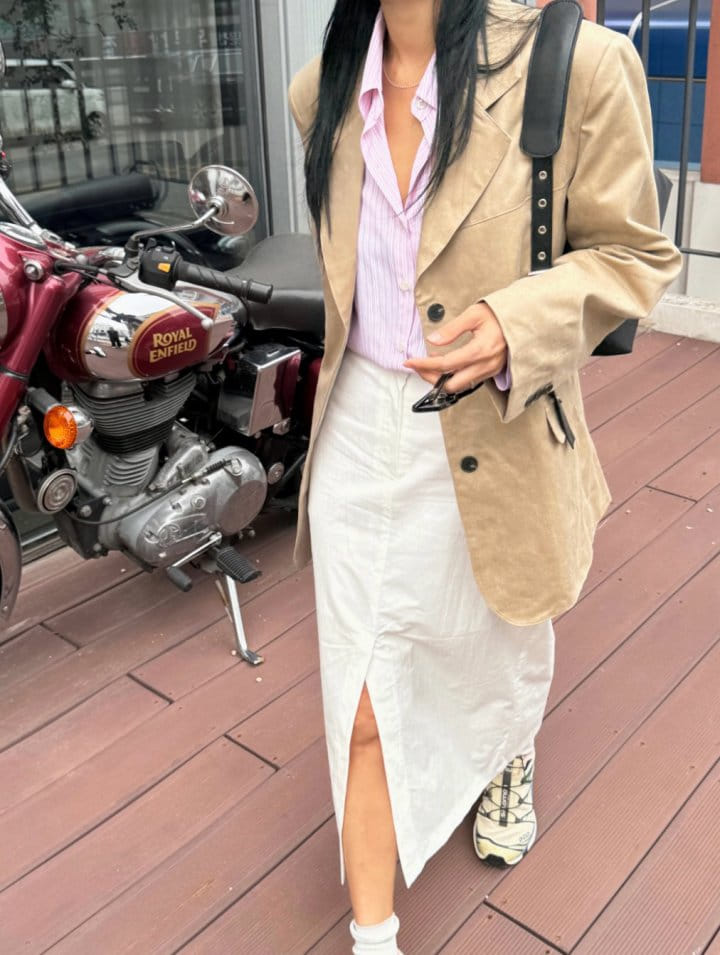 Cover - Korean Women Fashion - #womensfashion - Crack Over Jacket - 8