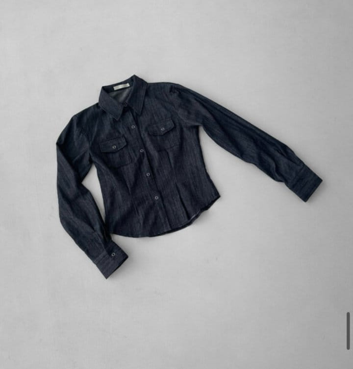 Cover - Korean Women Fashion - #womensfashion - Indigo Snap Shirt - 9