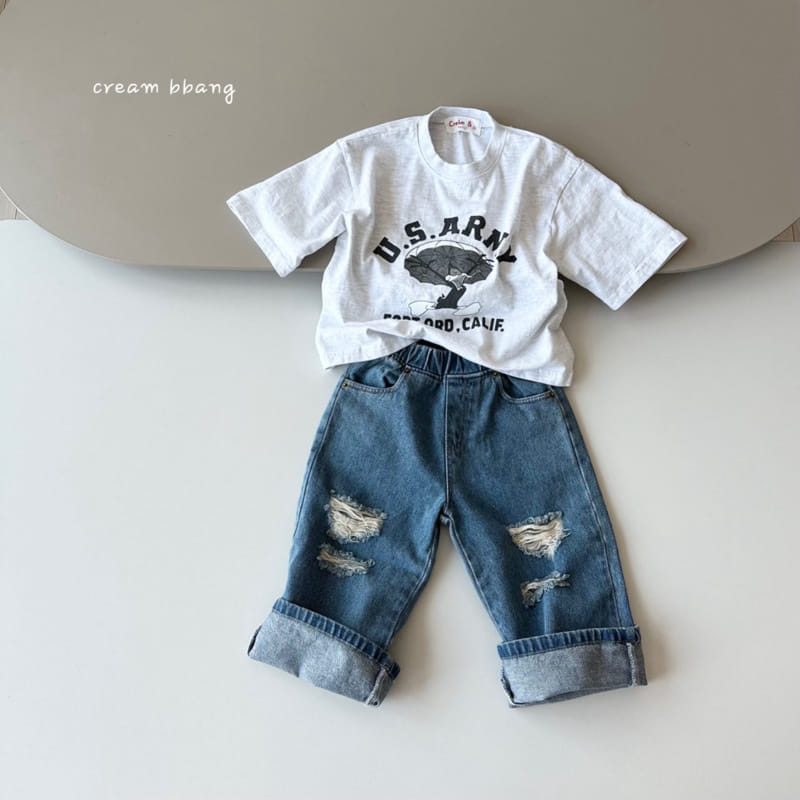 Cream Bbang - Korean Children Fashion - #Kfashion4kids - Army Short Sleeve Tee - 11