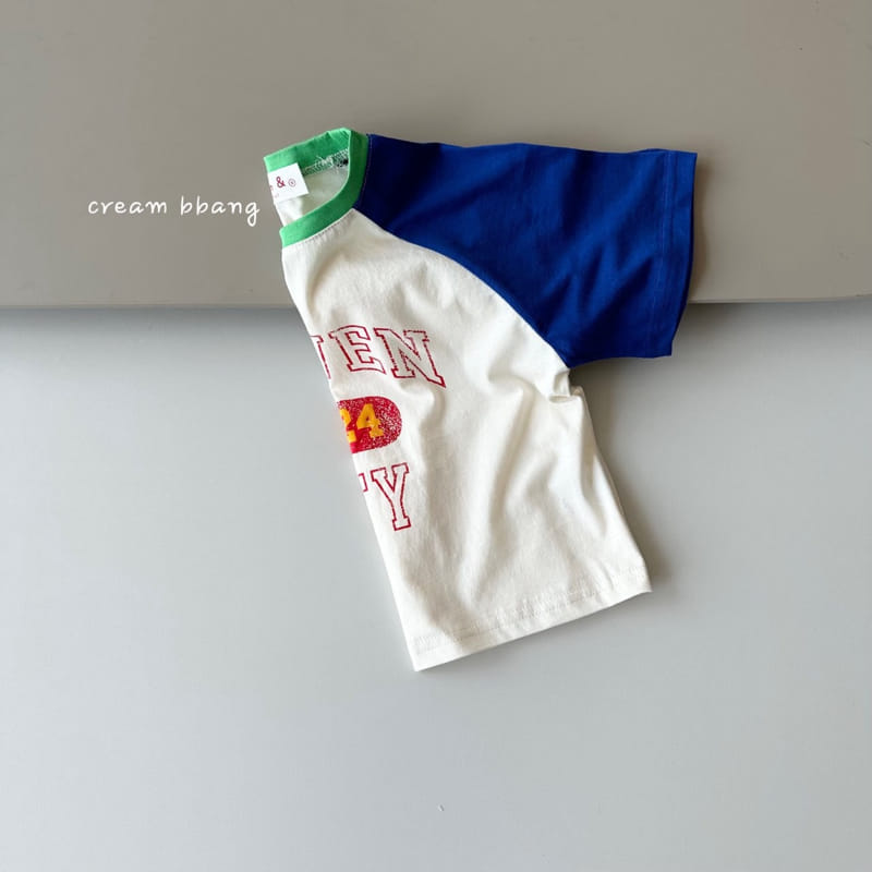Cream Bbang - Korean Children Fashion - #childofig - Color Raglan Tee - 6