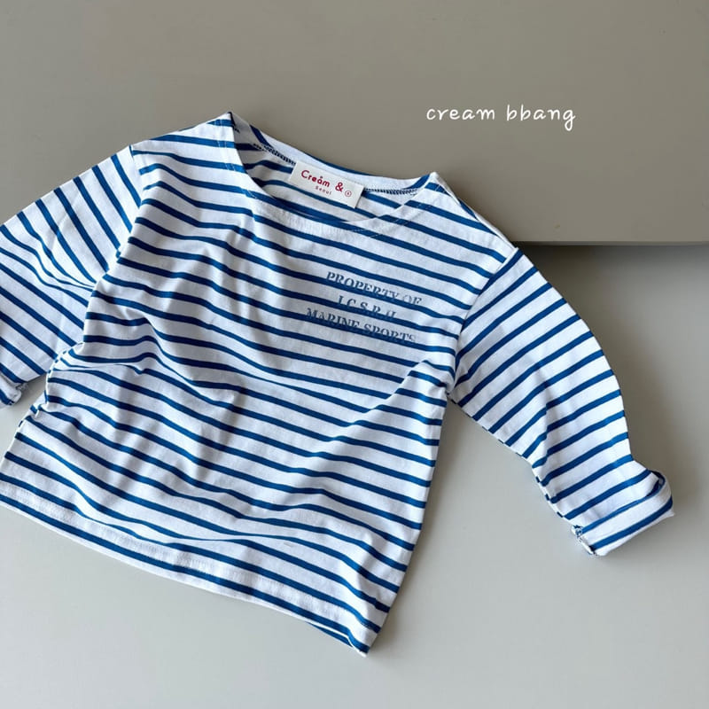 Cream Bbang - Korean Children Fashion - #childrensboutique - Marine ST Tee - 8