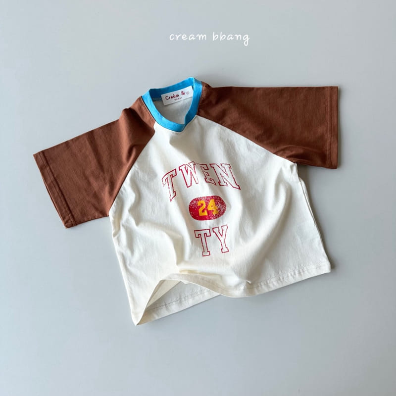 Cream Bbang - Korean Children Fashion - #childrensboutique - Color Raglan Tee - 7