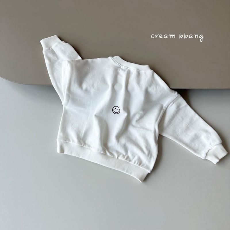 Cream Bbang - Korean Children Fashion - #childrensboutique - Smile Sweatshirt - 3