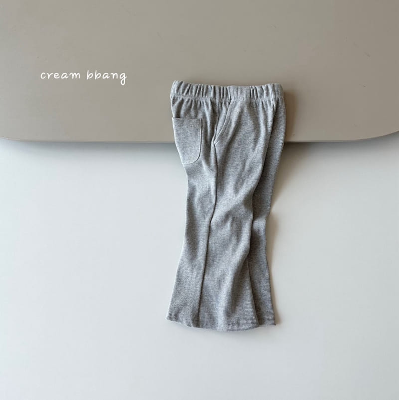Cream Bbang - Korean Children Fashion - #minifashionista - Rib Boots Cut Pants - 7