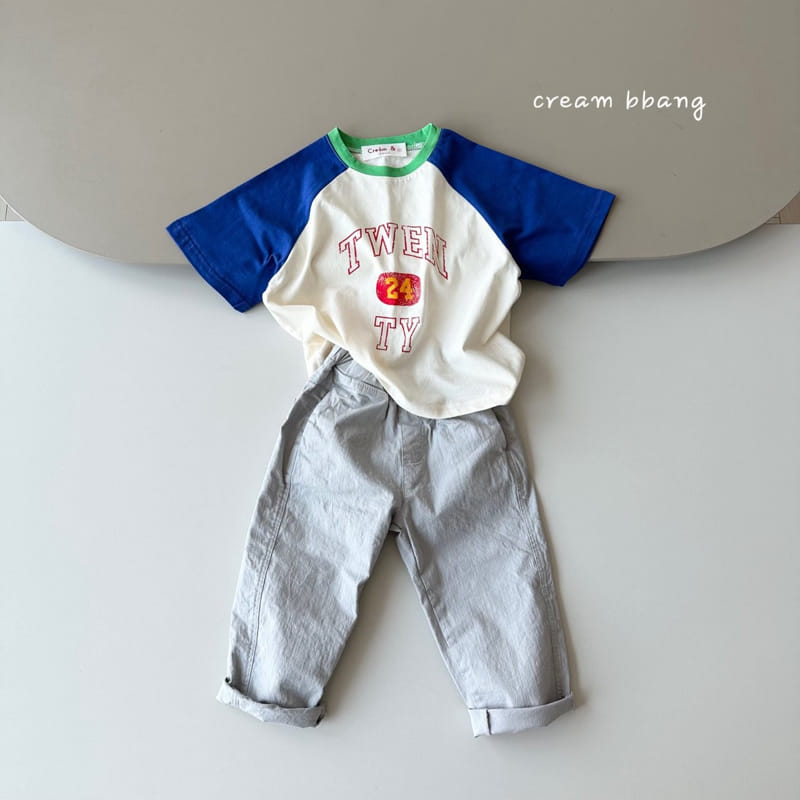 Cream Bbang - Korean Children Fashion - #prettylittlegirls - Color Raglan Tee - 2