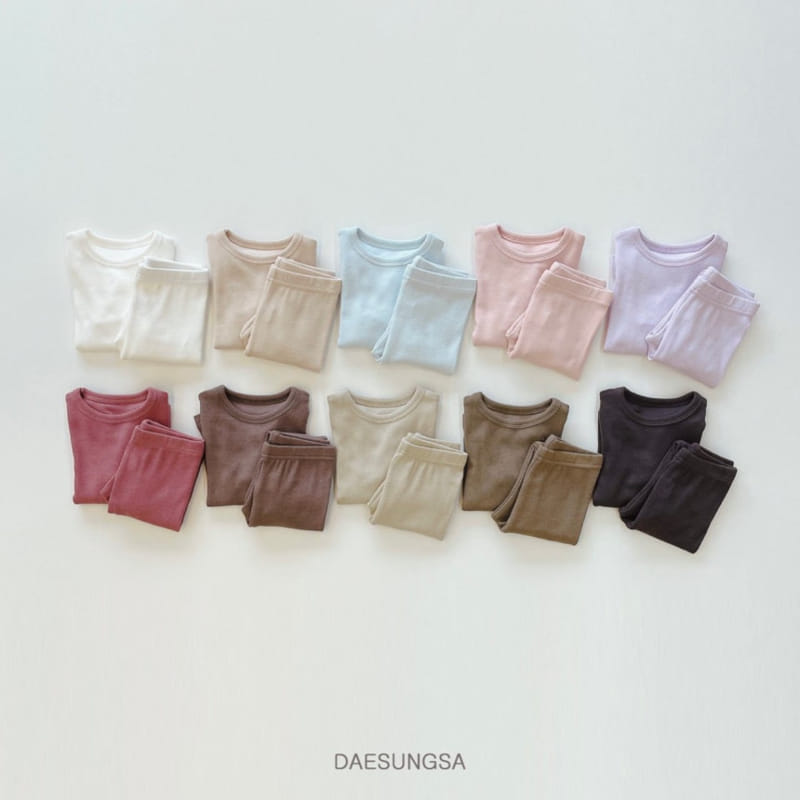 Dae Sung Sa - Korean Children Fashion - #childrensboutique - Mild Rib Easywear - 9