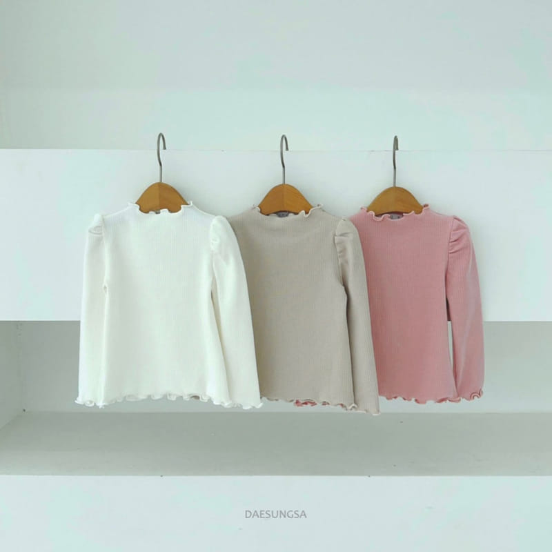 Dae Sung Sa - Korean Children Fashion - #childrensboutique - Rib Tight Terry Tee - 7