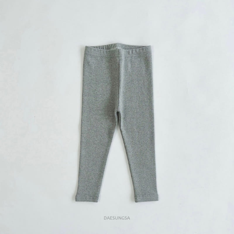 Dae Sung Sa - Korean Children Fashion - #kidzfashiontrend - Rib Tight Leggings - 3