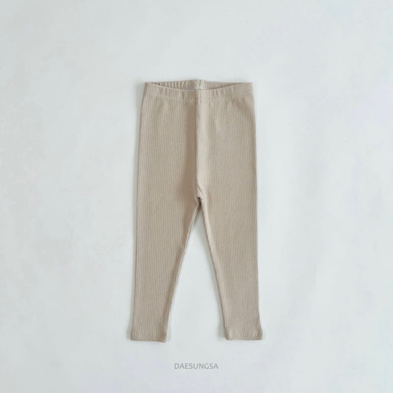 Dae Sung Sa - Korean Children Fashion - #littlefashionista - Rib Tight Leggings - 5