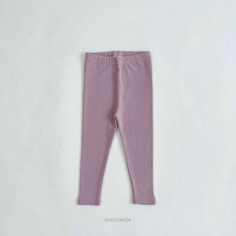 Dae Sung Sa - Korean Children Fashion - #prettylittlegirls - Rib Tight Leggings - 8