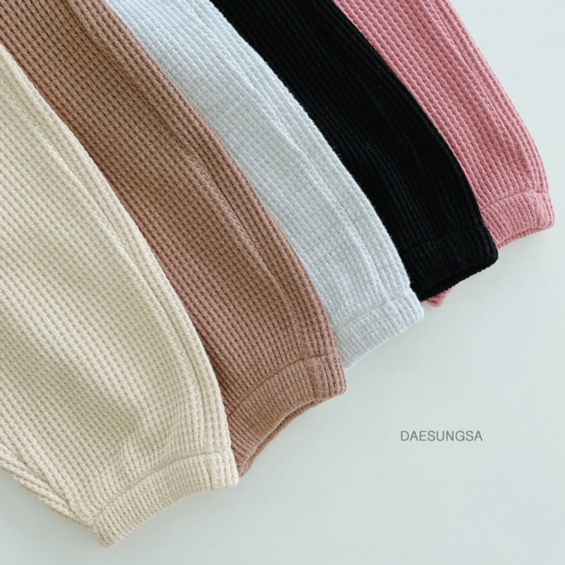 Dae Sung Sa - Korean Children Fashion - #todddlerfashion - Waffle Jogger Pants