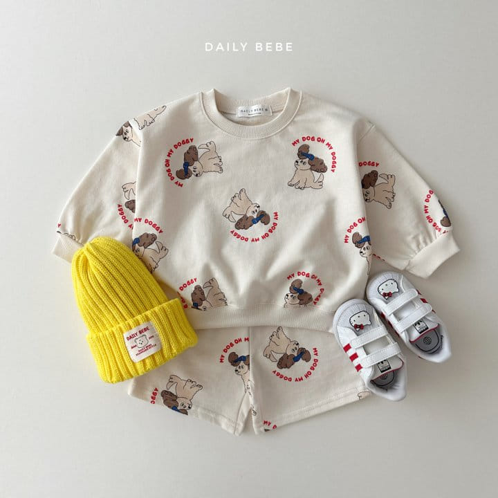 Daily Bebe - Korean Women Fashion - #momslook - Pattern Shorts Top Bottom Set - 6